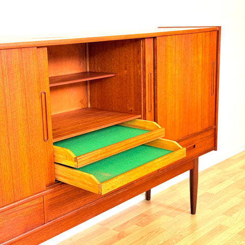 Danish highboard in teak