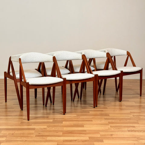 Danish dining chairs model 31 by Kai Kristiansen