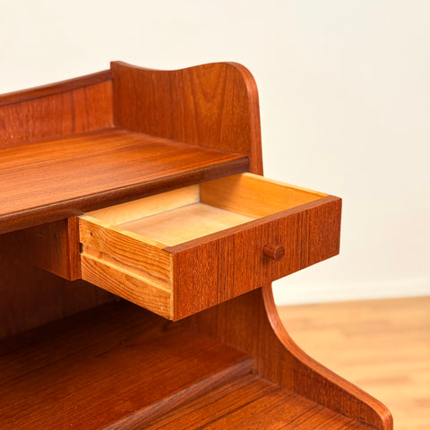 Danish secretary desk in teak