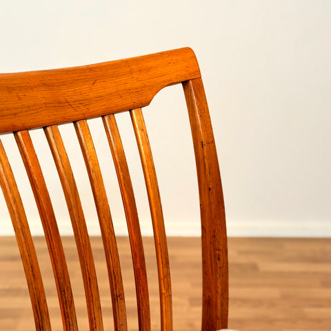 Swedish dining chairs in walnut by Svante Skogh