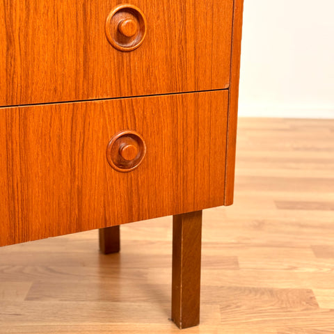 Chest of 3 drawers in teak, Sweden