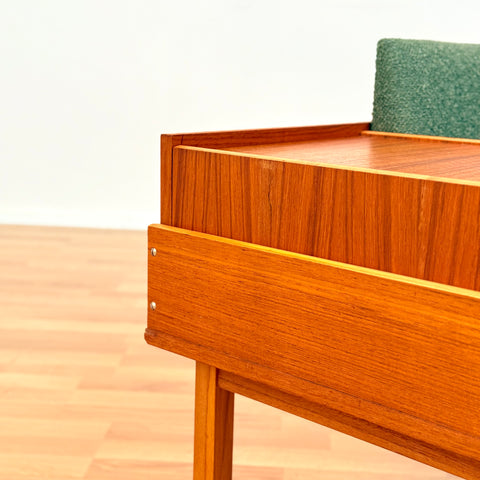 Swedish hall bench in teak & beech
