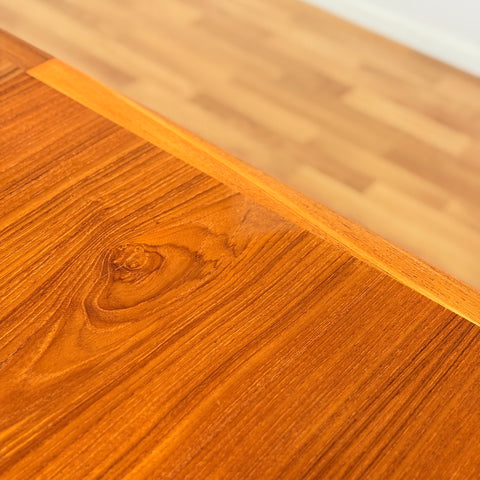Danish rectangular dining table in teak