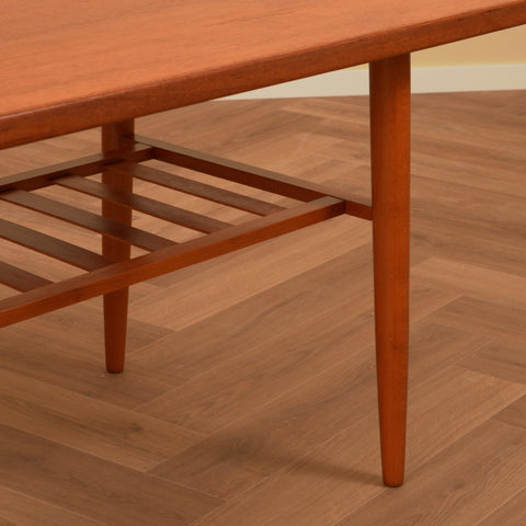 Swedish coffee table in teak
