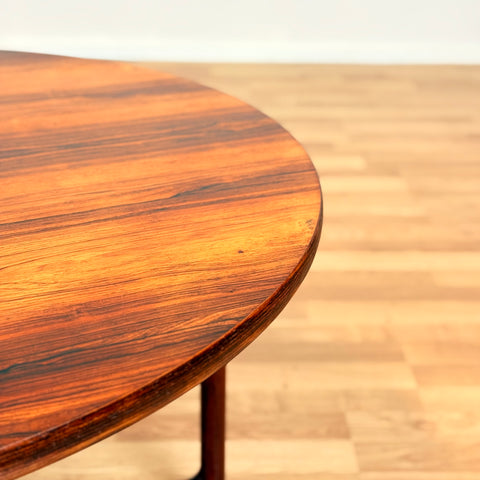 Norwegian coffee table in Santos rosewood by Arne Halvorsen & Rasmus Solberg