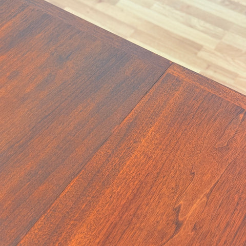 Swedish oval dining table in walnut by Albin Johansson & Söner