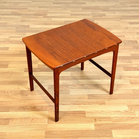 Swedish side table in teak by Yngve Sandström for AB Seffle Möbelfabrik