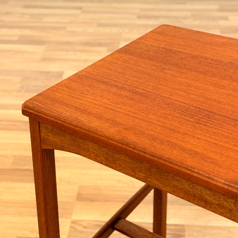 Swedish side table in teak “October” by Carl Malmsten