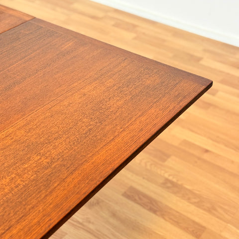 Swedish rectangular dining table in teak by Nils Jonsson for Troeds