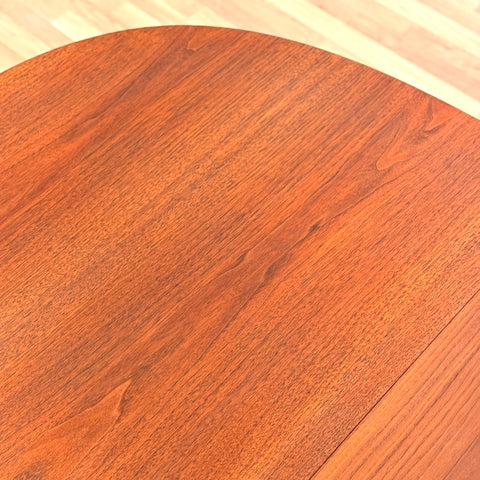 Swedish oval dining table "Vindö" in walnut by Svante Skogh