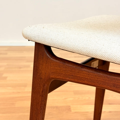 Danish set of 6 dining chairs in teak by Schiønning & Elgaard