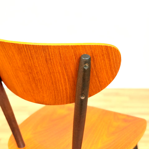 Swedish set of 4 dining chairs in teak by Bröderna Wigells Stolfabrik