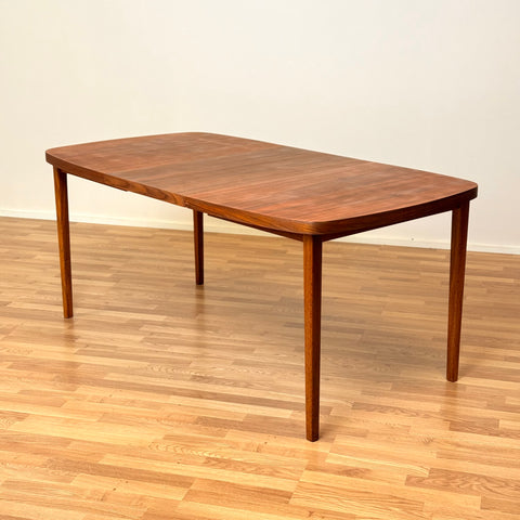 Dining table in walnut, 1950s-60s, Sweden