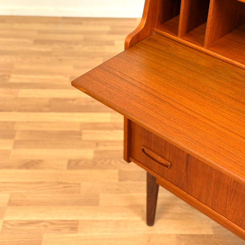 Danish secretary desk in teak