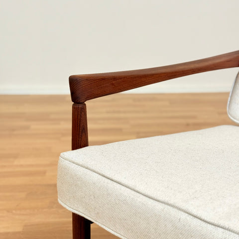 Swedish armchairs in walnut by Erik Wørts for IKEA