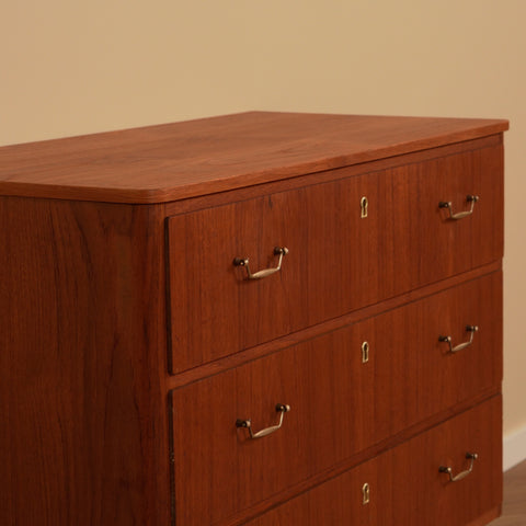Swedish chest of drawers in teak