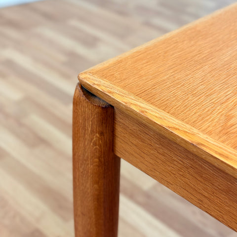 Danish rectangular dining table in oak by H.W Klein for Bramin