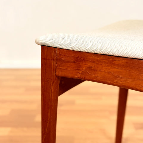 Danish set of 10 dining chairs in teak by B. Rasmussen for Thorso Mobelfabrik