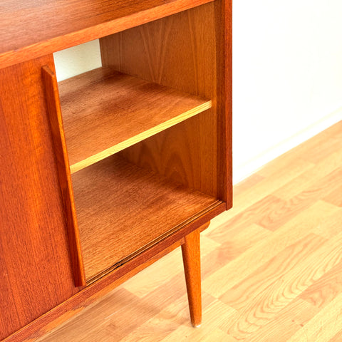Swedish bookshelf in teak & oak