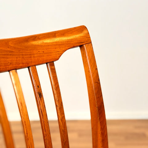Swedish dining chairs in walnut by Svante Skogh