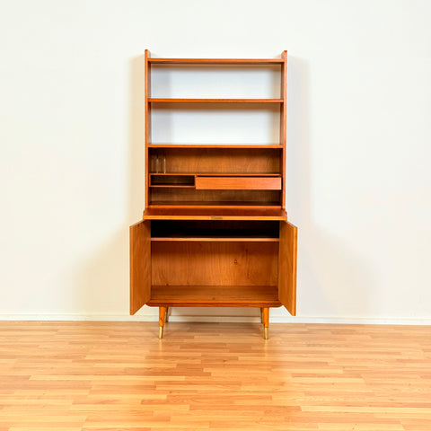 Swedish bookshelf in teak by Bräntorps Möbelfabrik