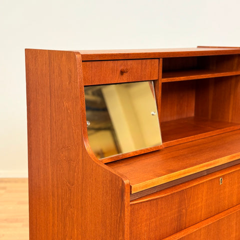 Danish secretary cabinet in teak