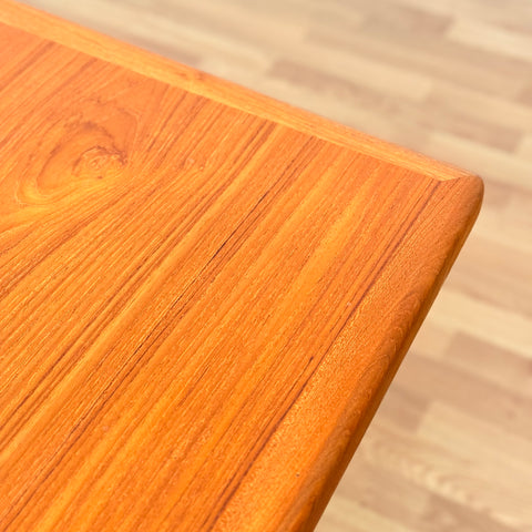 Danish rectangular dining table in teak