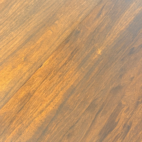 Swedish round dining table in walnut & beech