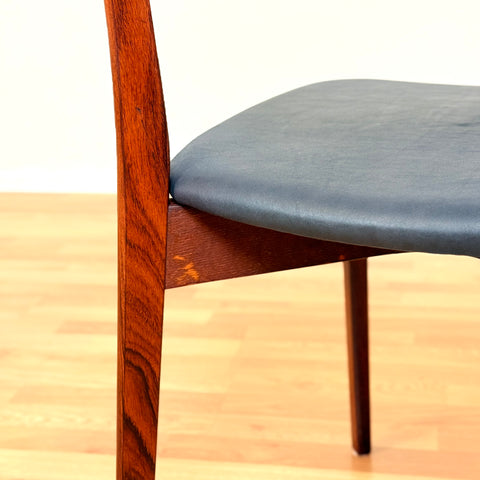 Danish set of dining chairs in Santos rosewood by Harry Østergaard for Randers Møbelfabrik