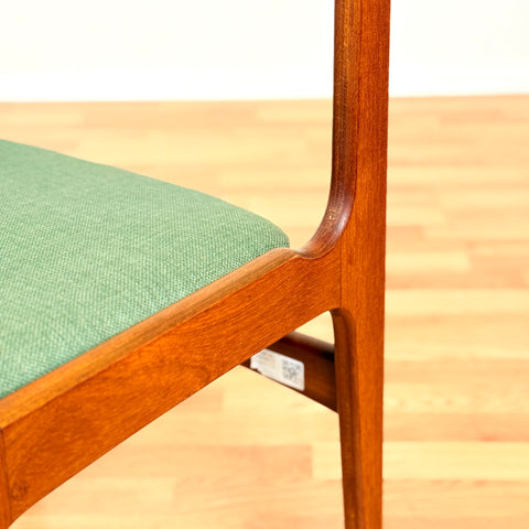 Danish set of 4 dining chairs in teak by Eric Buch
