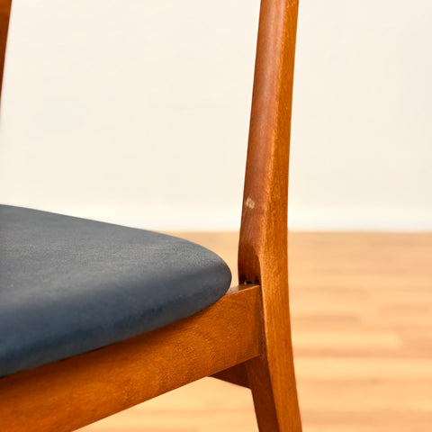 Danish dining chairs in teak & beech by Farstrup, model "210"