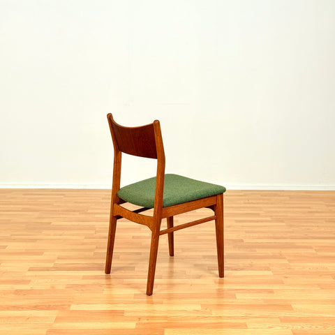 Swedish set of 6 dining chairs "Ole" in teak & oak by IKEA