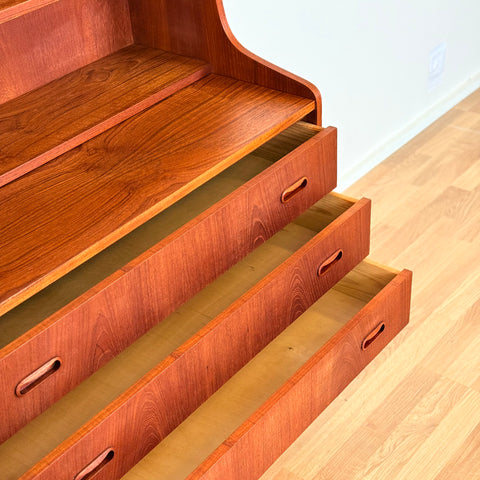 Danish secretary desk in teak