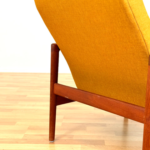 Swedish armchair in teak by DUX