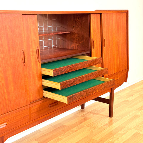 Danish highboard in teak