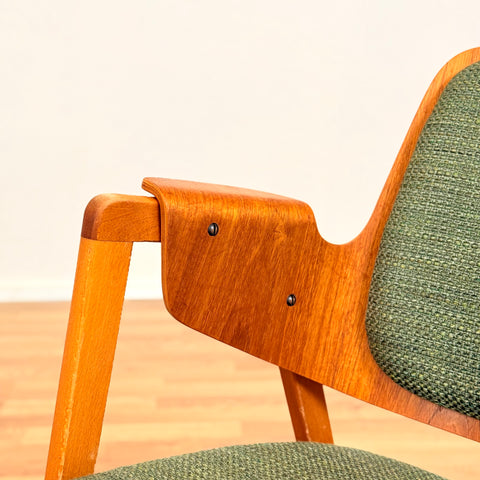 Swedish armchair in teak by Elias Barup for Gärsnäs