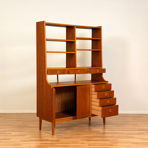 Swedish bookshelf in teak