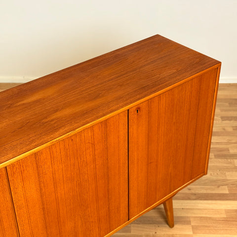 Swedish highboard in teak