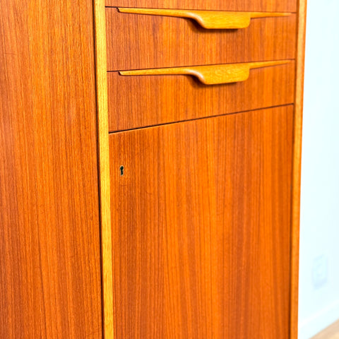 Swedish highboard in teak by Bertil Fridhagen for Bodafors