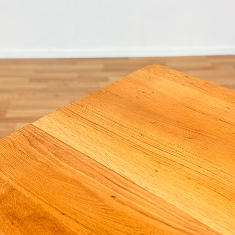 Danish small dining square table in oak by Børge Mogensen
