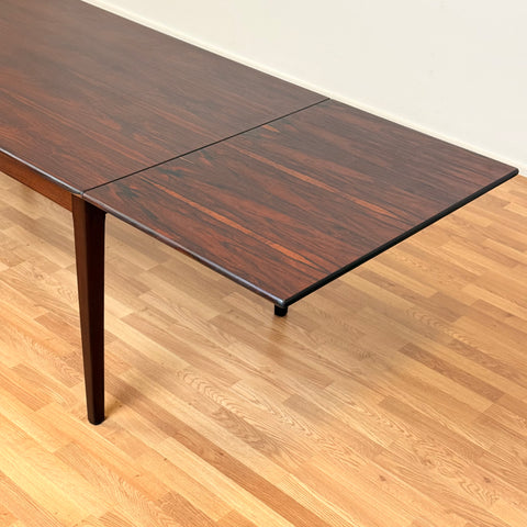 Danish dining table in Santos rosewood & teak by Gern Møbelfabrik