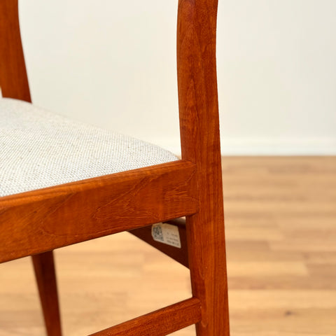 Swedish dining chairs in teak by Ulferts