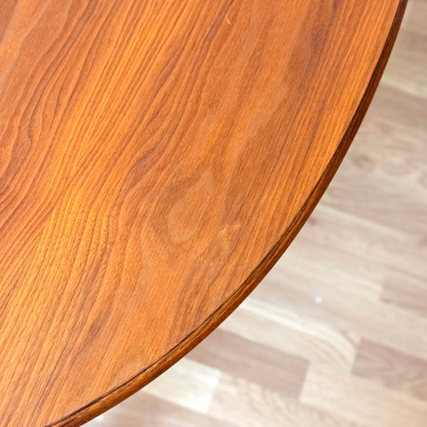 Swedish oval dining table in walnut by Svante Skogh
