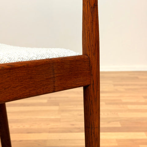 Danish set of 4 dining chairs in oak by FDB Møbler