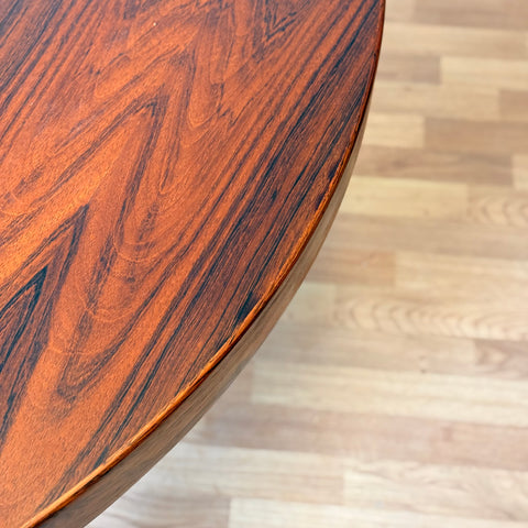 Danish round dining table by Kai Kristiansen for Feldballes Furniture Factory