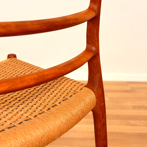 Danish dining chairs in teak by Niels O. Moller