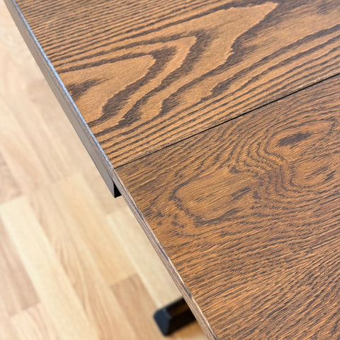Danish oval dining table in oak by Farstrup
