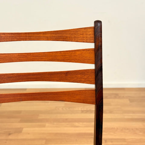 Danish set of 4 dining chairs in teak