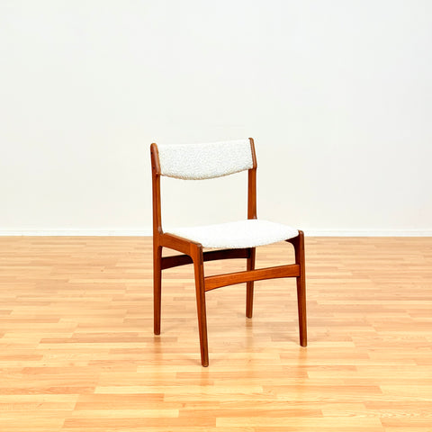 Danish set of 4 dining chairs in teak by Eric Buch