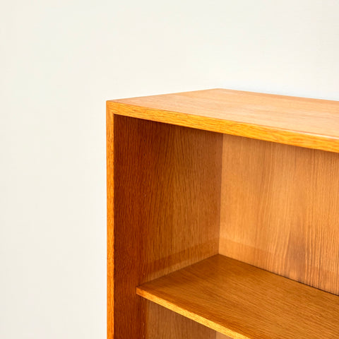 Reserved Swedish bookshelf in oak